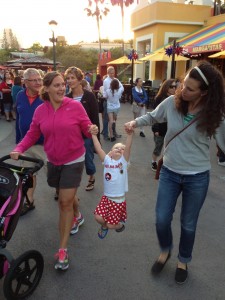 Playing in Downtown Disney