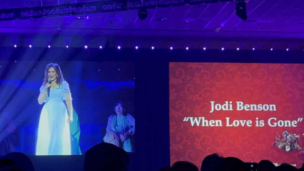 Jodi Benson singing When Love is Gone