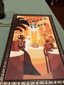 Tiana's Place Menu Cover