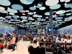 Disney's Port Everglades Port waiting area